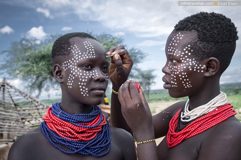 african tribal makeup